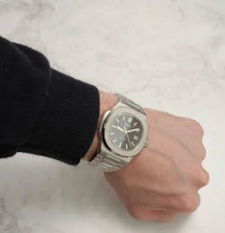 Seiko Mod Nautilus Black Dial