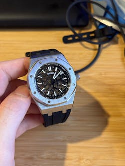 Seiko Mod Royal Oak Skeleton (Rubber Strap)
