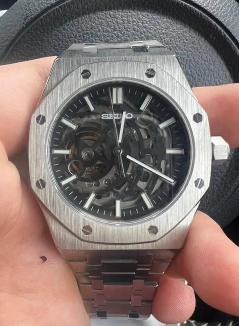 Seiko Mod Royal Oak Skeleton