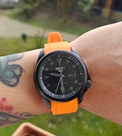 Seiko Mod Royal Oak Black Dial