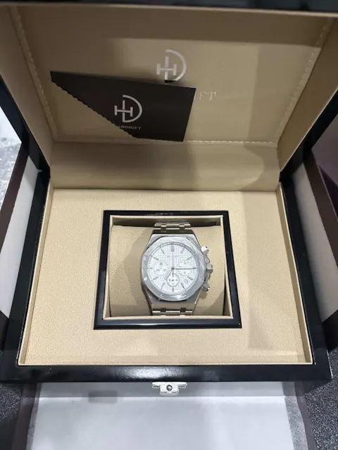 Seiko Mod Royal Oak White Dial