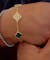 Cristia Clover Bracelet Green