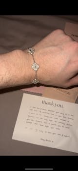 Cristia Clover Bracelet Silver