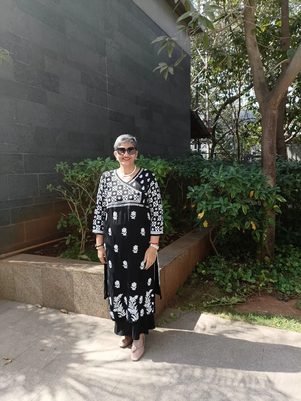 HOC Kashish Chikankari Modal Straight Kurta