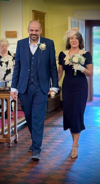 1930s Blondell Dress - Navy – House of Foxy