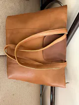 Mustard Leather Tote Bag for Women | Full-Grain Cowhide Tote by House of Leather