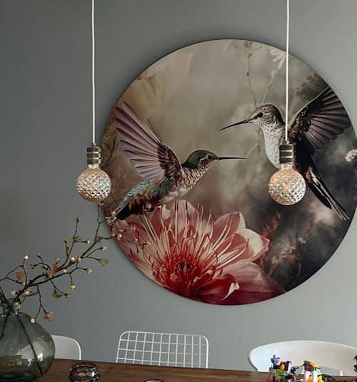 Hummingbirds 4 | Muurcirkel