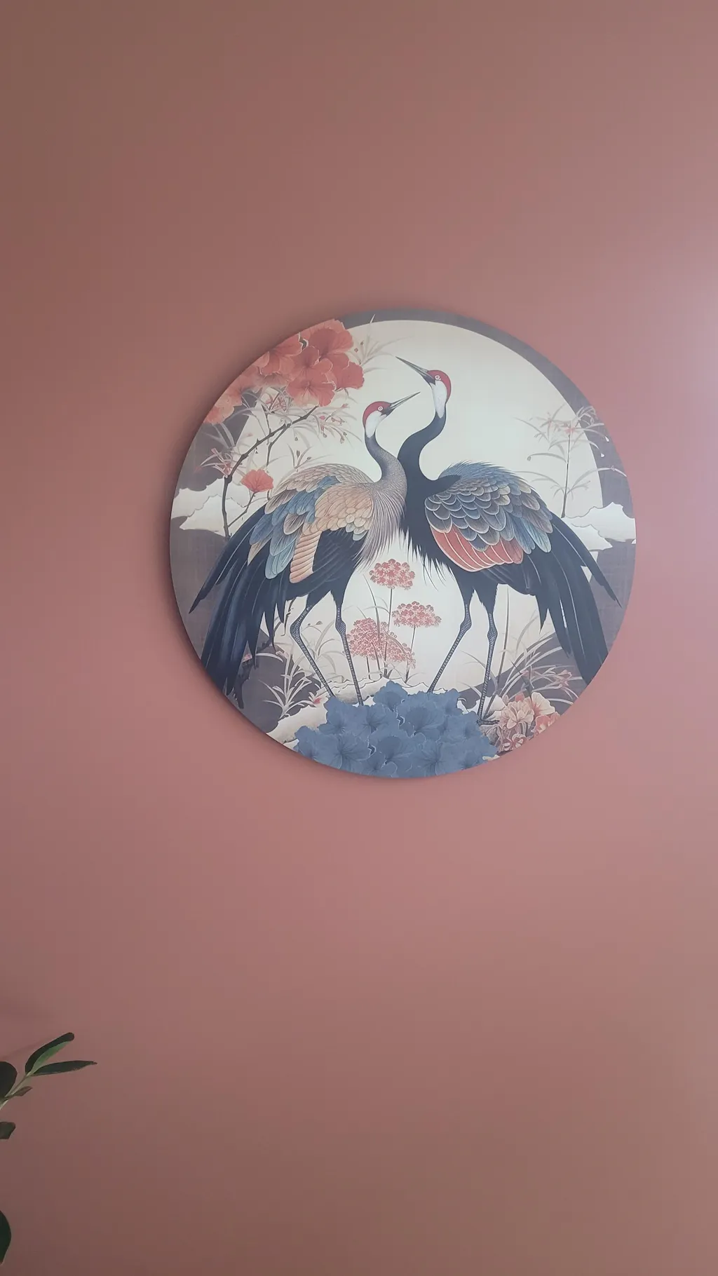 Japanse kraanvogels 2 · Muurcirkel