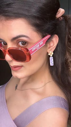 Pink Blossom Earring