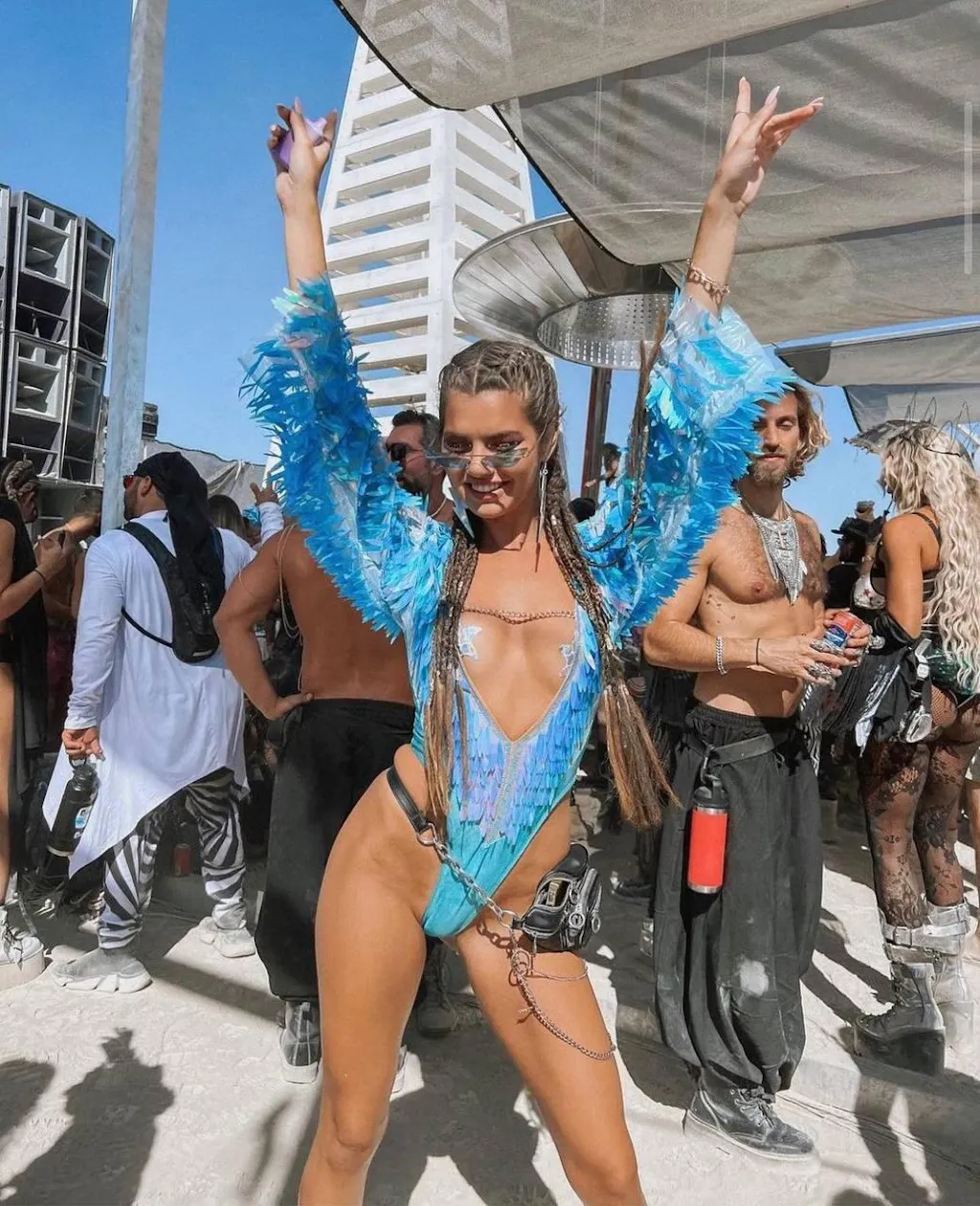 Blue Phoenix Bodysuit