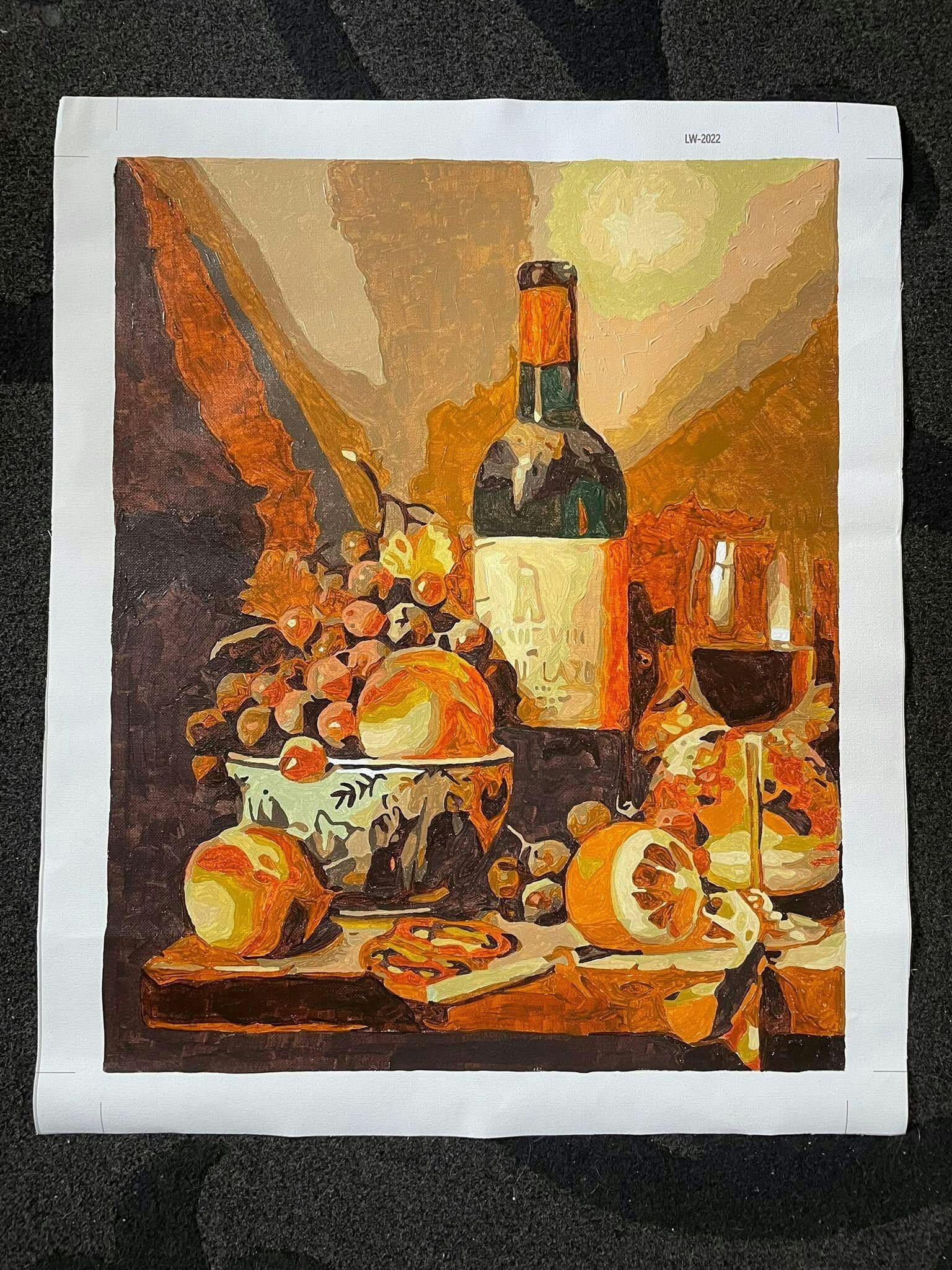 TOCARE Framed Paint By Numbers Kit For Adults & Kids Ages 8