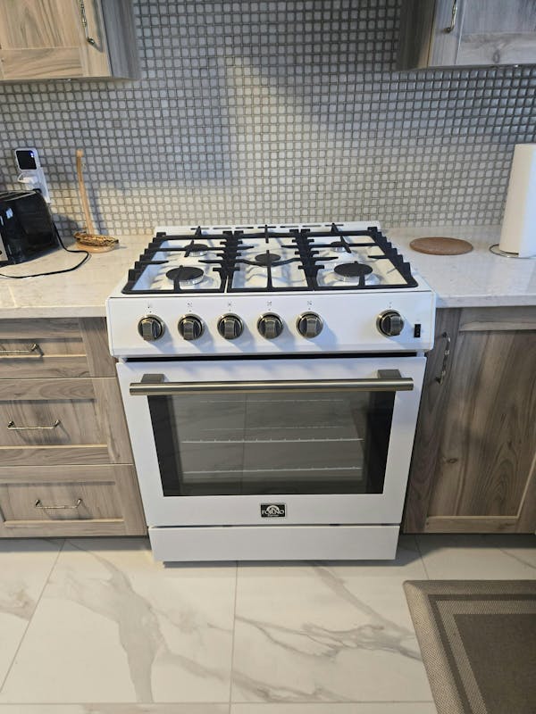 Forno Villarosa 30" Convection Double Electric Wall Oven, Stainless Steel, FBOEL1365-30