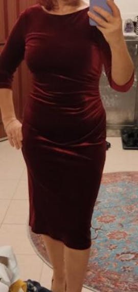 MONROE | Midi Kadife Elbise