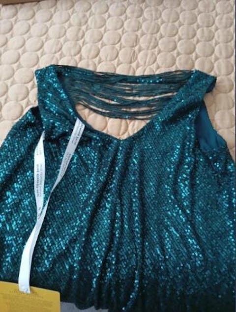 JASMIN | Payetli Dizüstü A Kesim Elbise