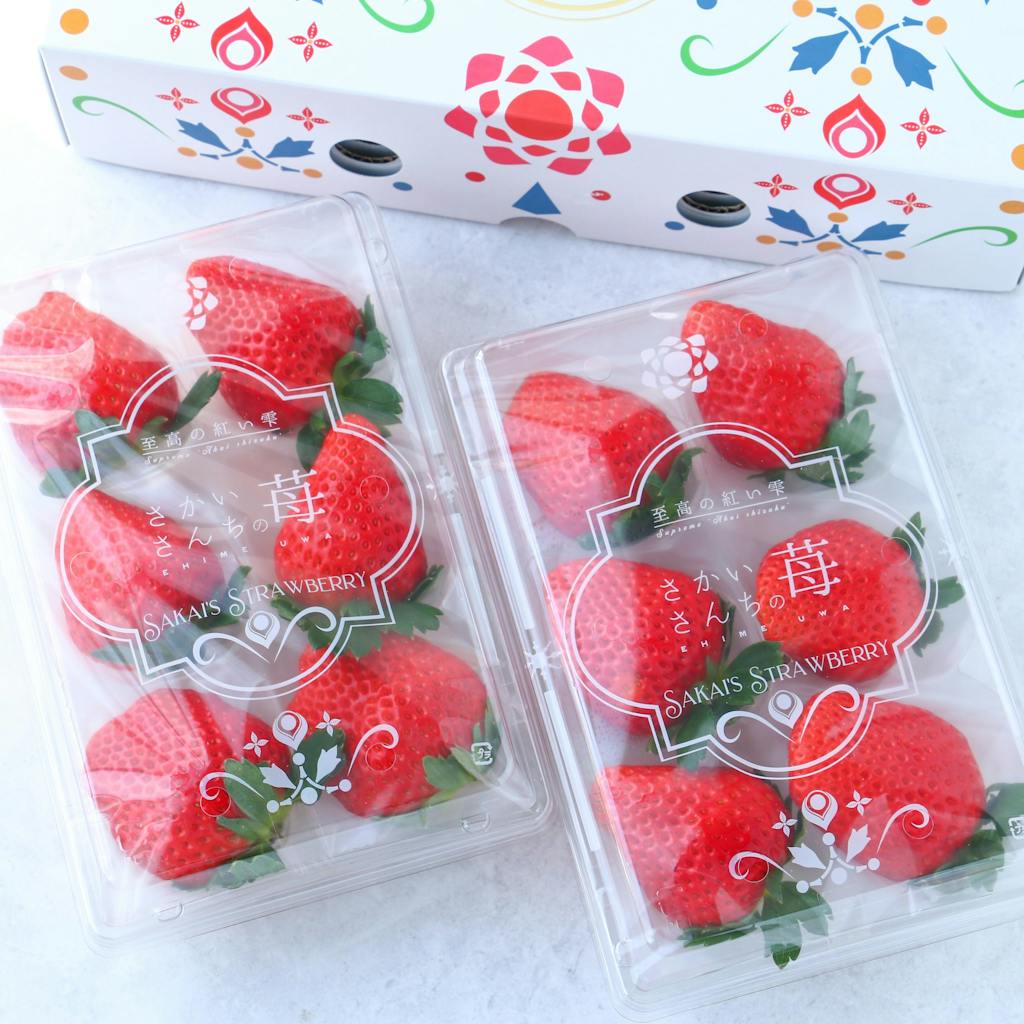 至高の紅い雫【2パック】〈さかいさんちの苺〉 – ハーベスト