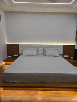 300TC Soft Sateen Weave Custom Bed Sheet Set - Beige