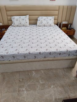 Whispering Floral Garden Custom Bed Sheet Set in Brown