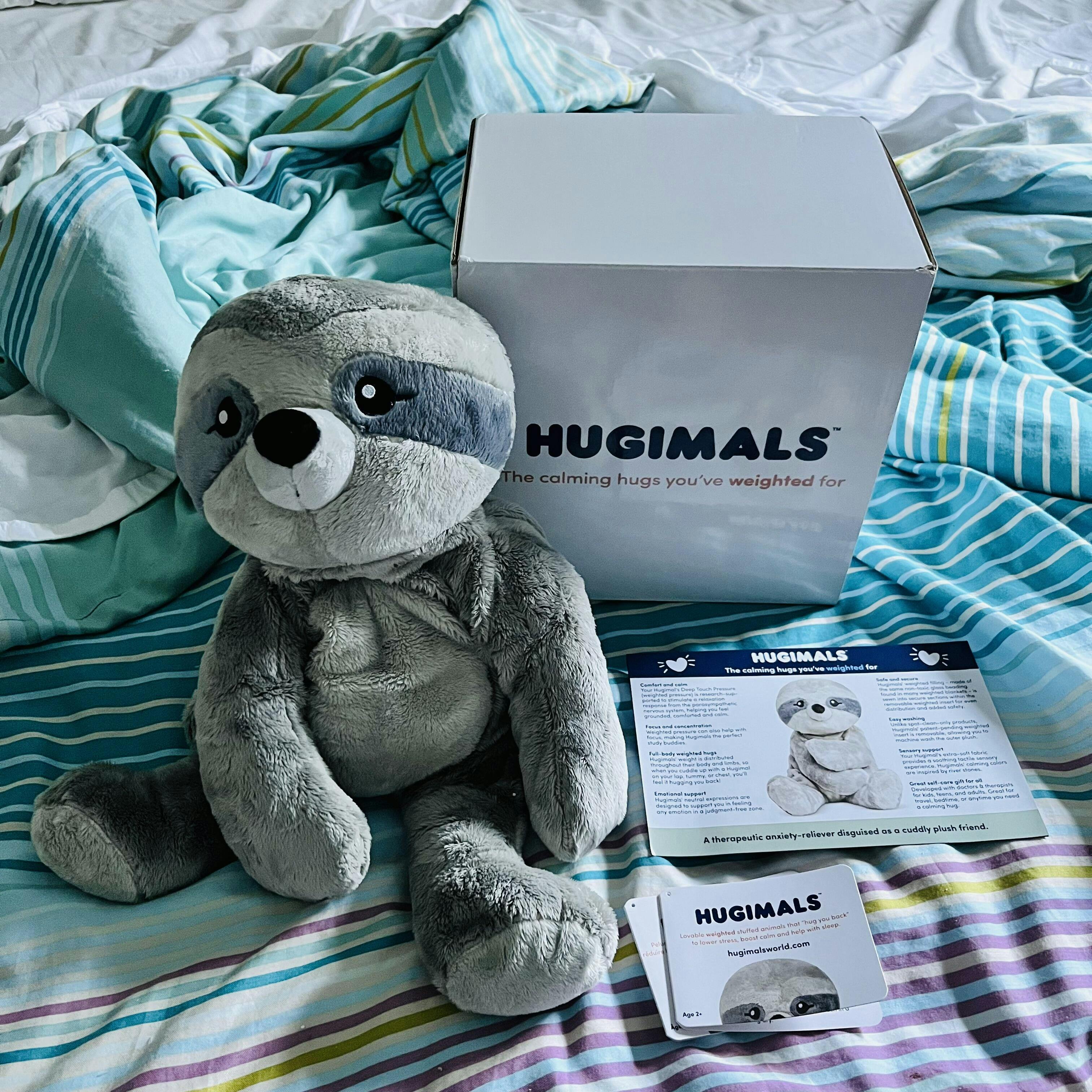 Weighted Stuffed Sloth - Hugimals World