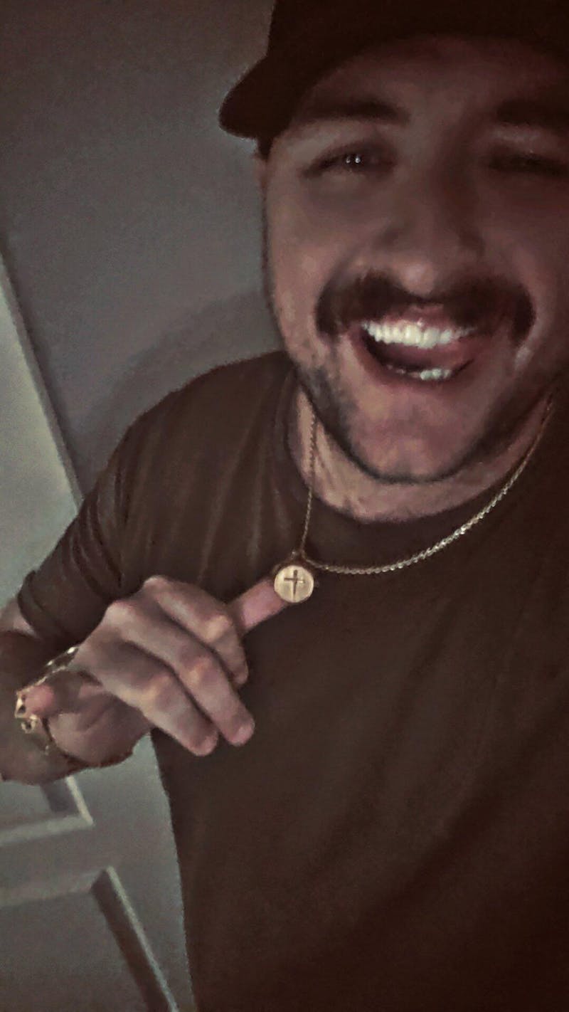 Hard Work & God's Work Double Sided Pendant