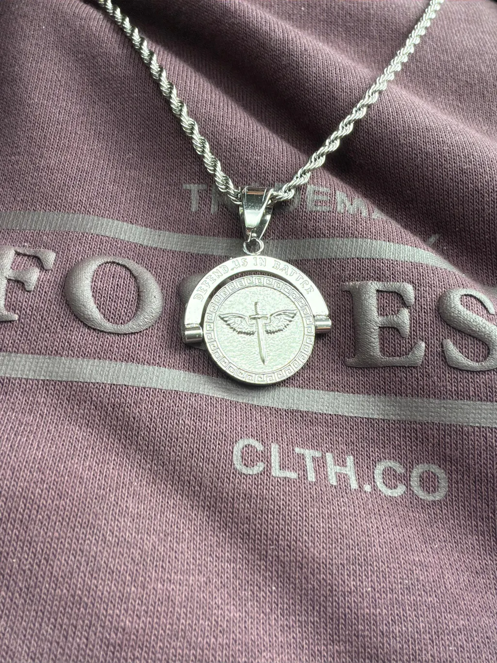 St. Michael Double Sided Pendant