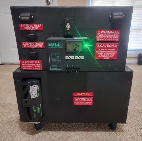 Humsienk 12V 100Ah Mini LiFePO4 Battery