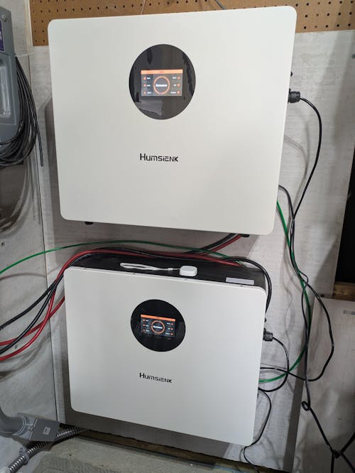 [⚡Hot Seller] Humsienk 48V 100Ah Wall-Mounted LiFePO4 Battery 5.12kWh for Home Backup