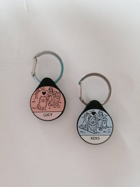 Individuelle Silikon Hundemarke ®