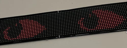 led sign eyes