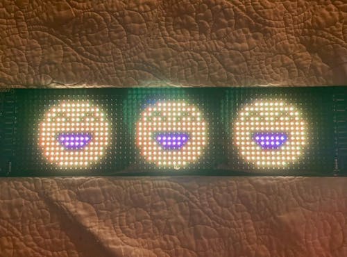 led sign eyes