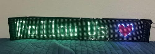 led sign eyes