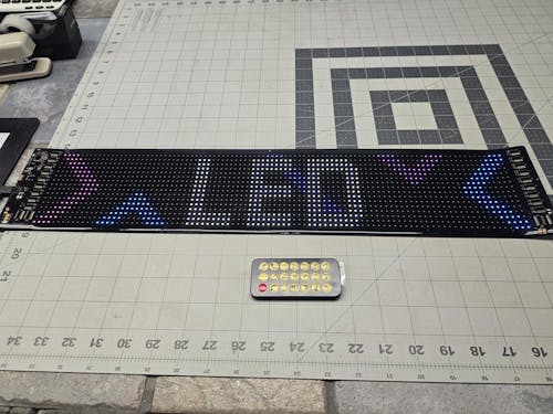 led sign eyes