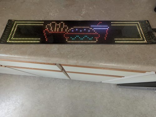 led sign eyes