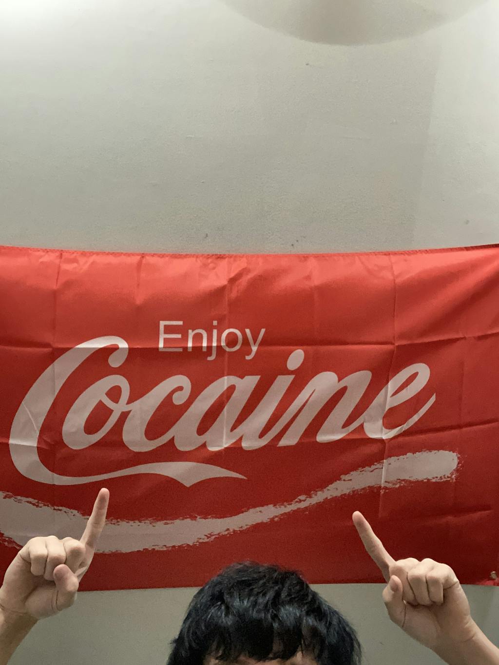 Hype Flags Enjoy Coke Flag Red Cocaine Flag for Dorm Room HypeFlags