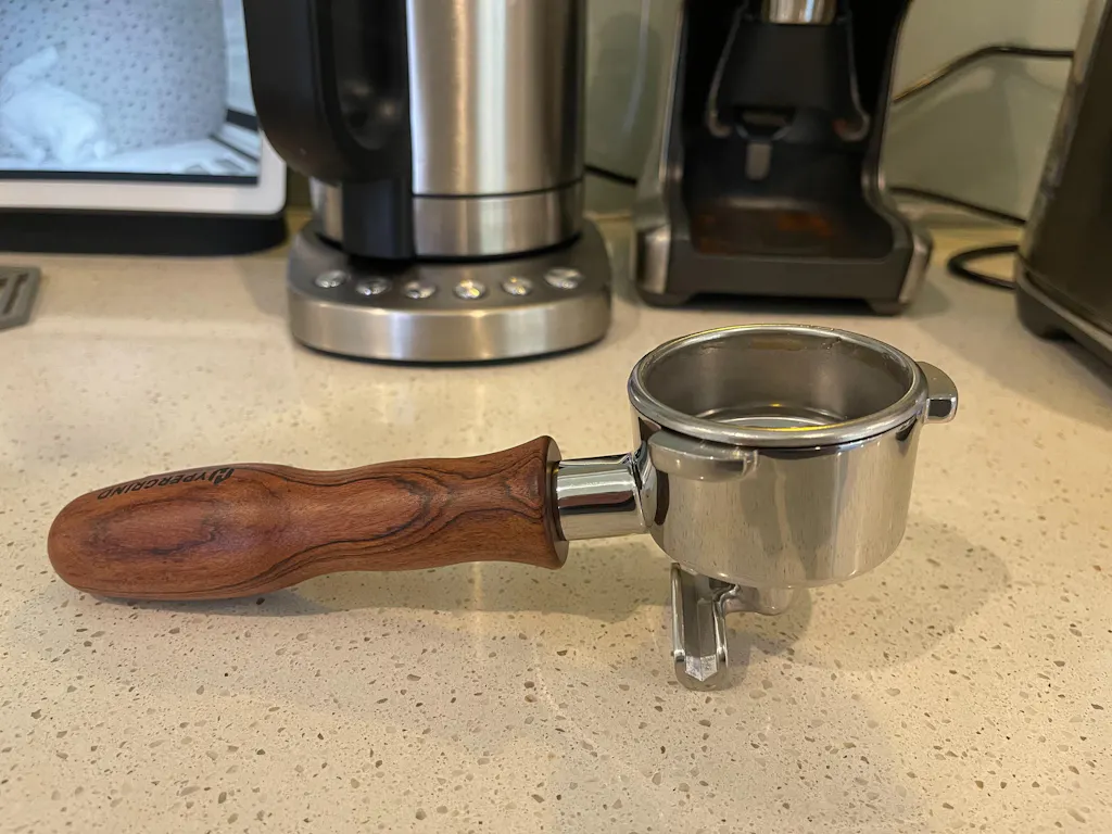 Breville 54mm Twin Spout Portafilter (Rosewood) – Hypergrind Coffee