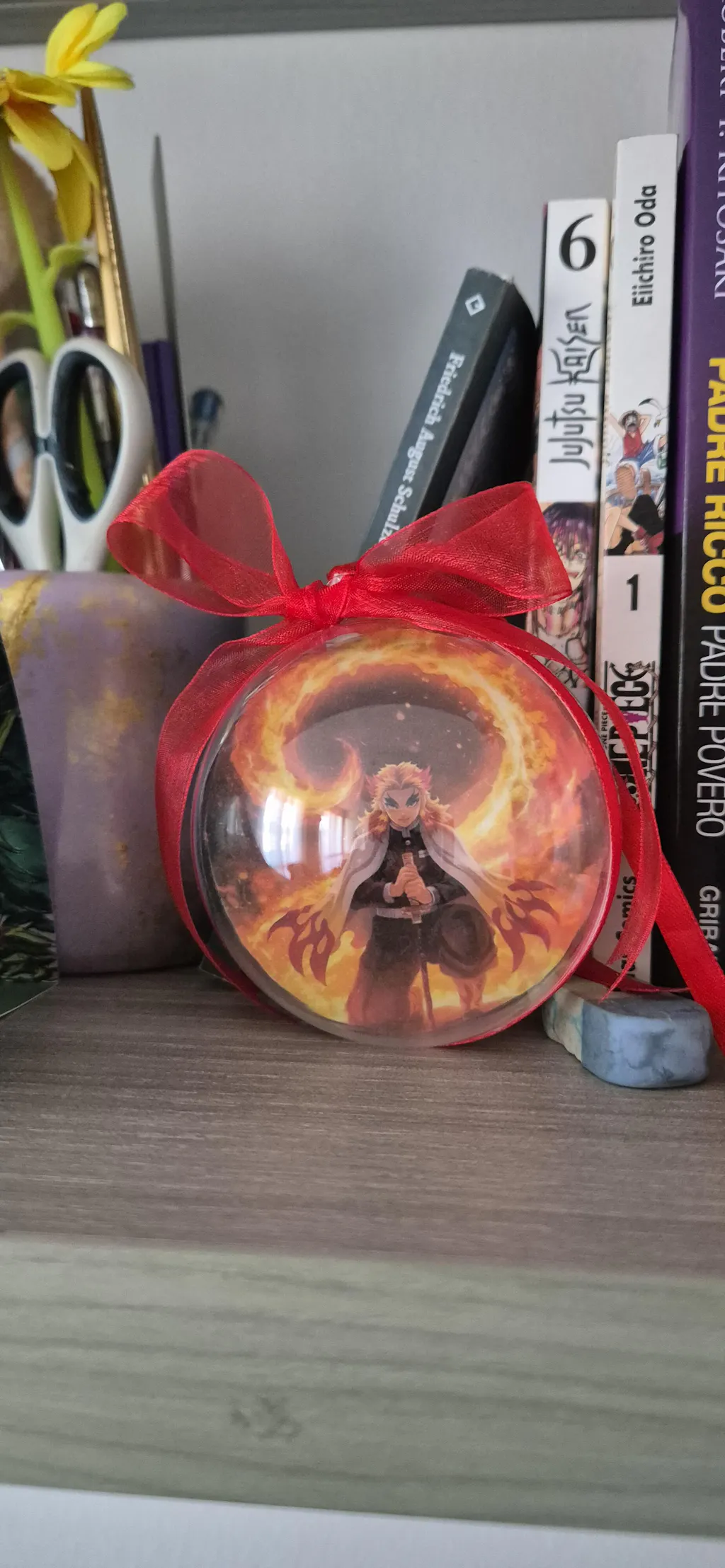 Sfera di Natale Pilastro del fuoco - Plexiglass