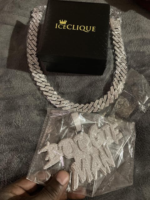 Custom Solid Base Letter Pendant