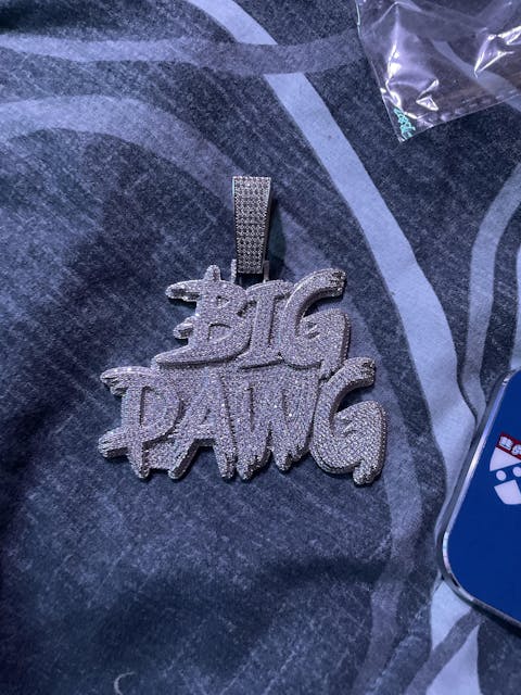 Custom Solid Base Letter Pendant