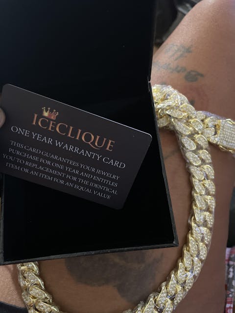 Fully Iced Out Round Dial Watch