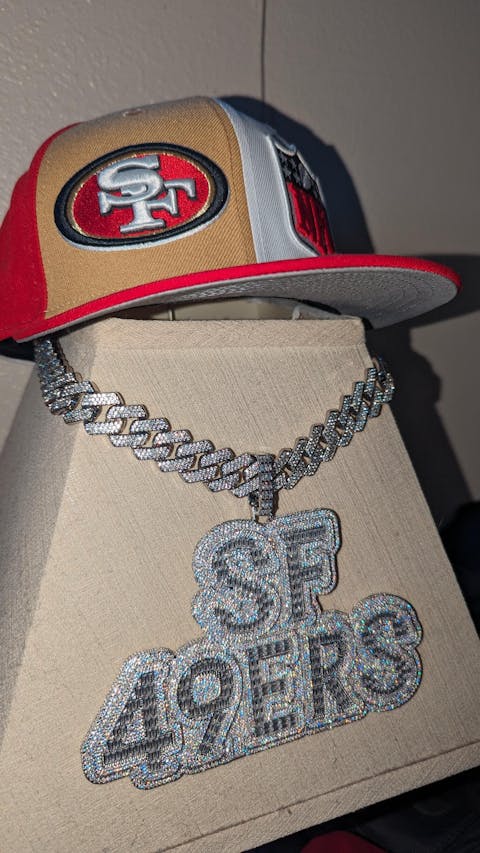 Custom Baguette Letter Pendant