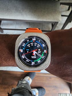 47mm Moissanite Bezel Case Cover For Galaxy Watch Ultra