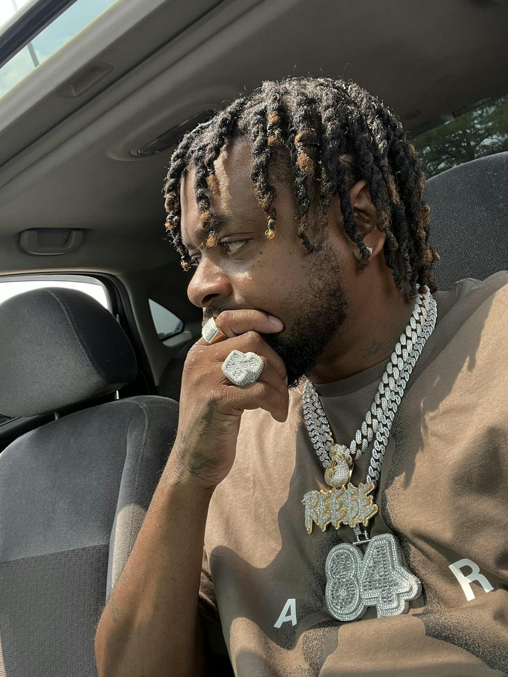 Ultra Money Bag Bail Iced Out Personalized Custom Name Necklace Pendant