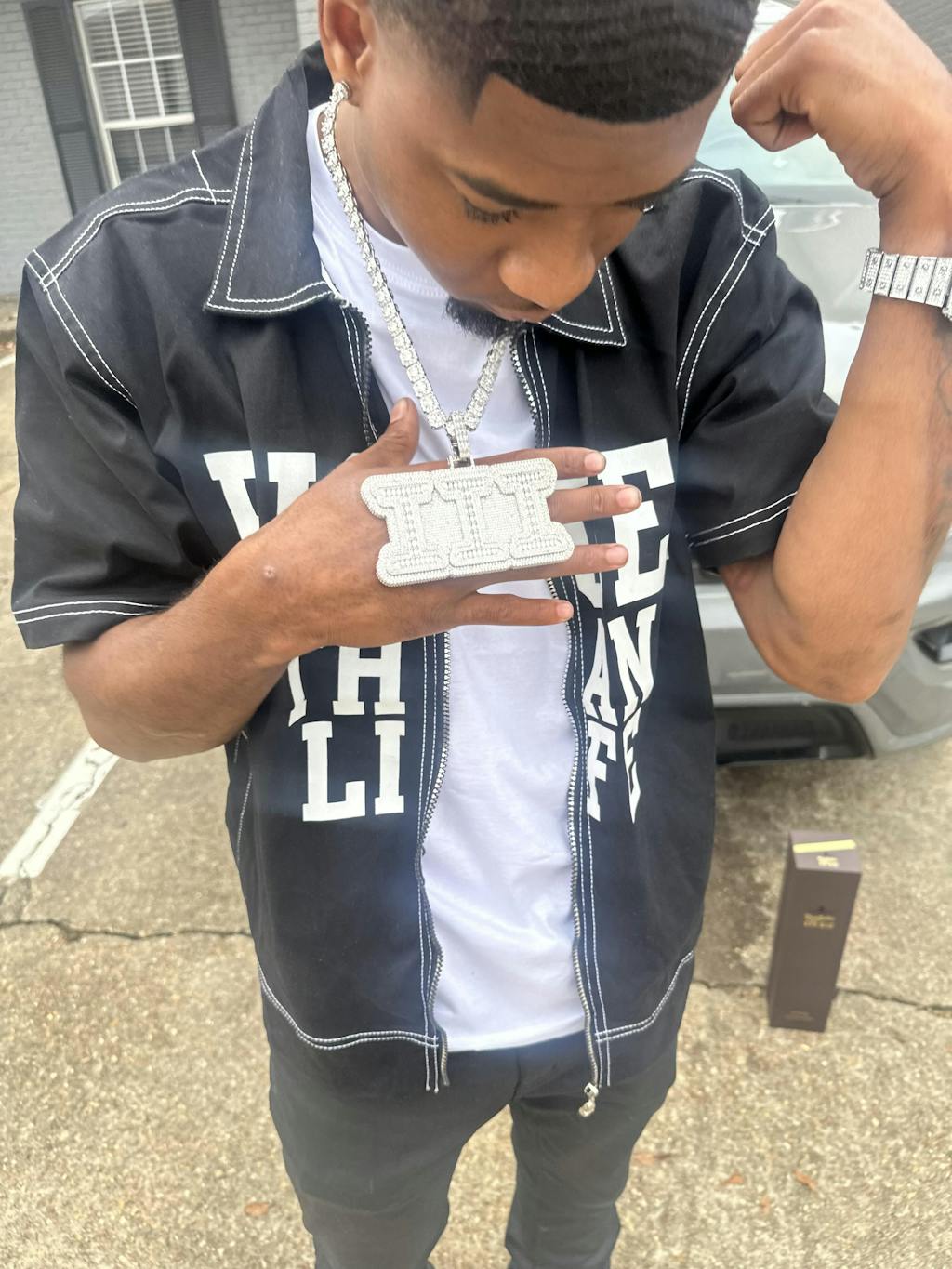 Drip Hard Style Iced Out Personalized Custom Name Necklace Pendant