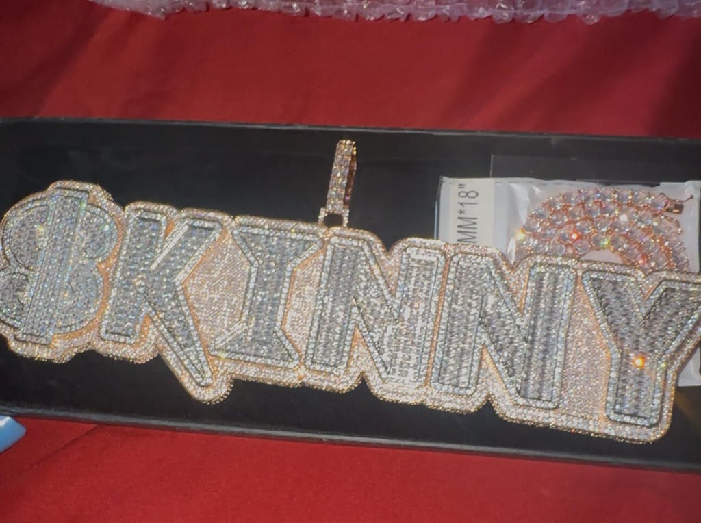 BEST | 3MM-5MM Row Style Endless Bling Shine Tennis Iced Out Diamond Necklace Chain