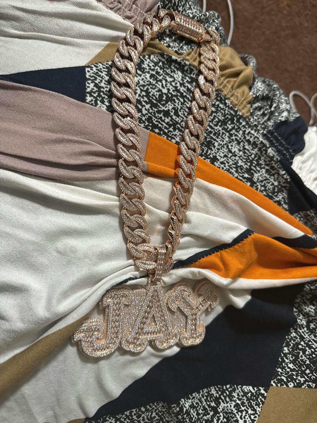 Luxury BIG Iced Out Personalized Custom Name Necklace Pendant