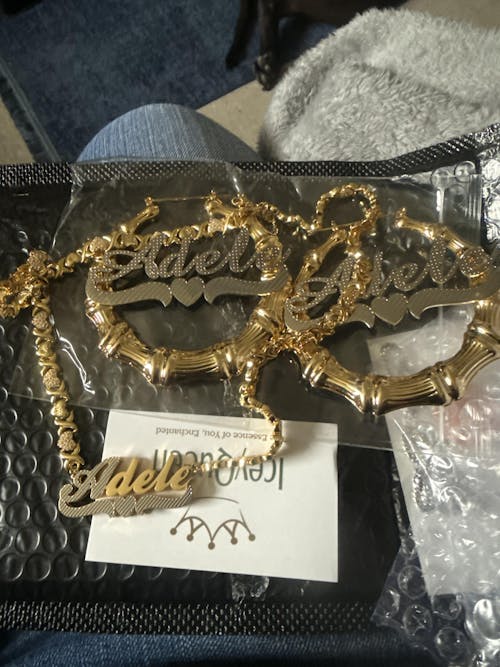 Queen’s Bamboo & Hearts Custom Name Set