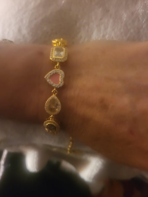 Sakura Dream Pink Gemstone Set ( Necklace＆ Bracelet)