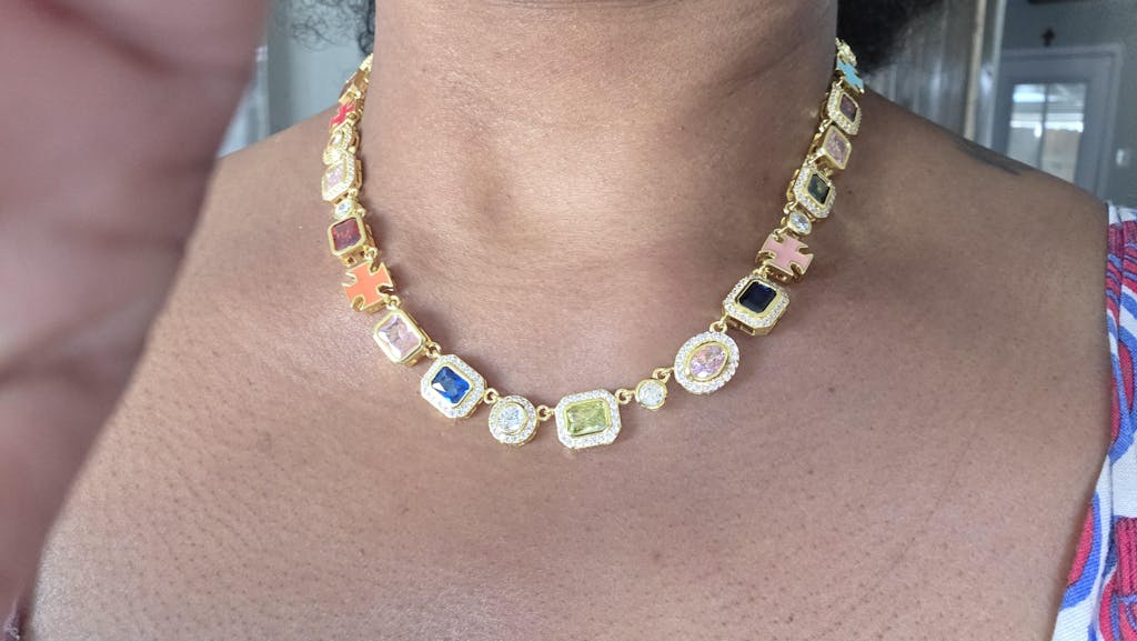 Gold Solstice Bundle (Gemstone Necklace＆ Bracelet)