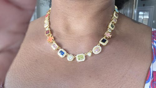 Gold Solstice Bundle (Gemstone Necklace＆ Bracelet)