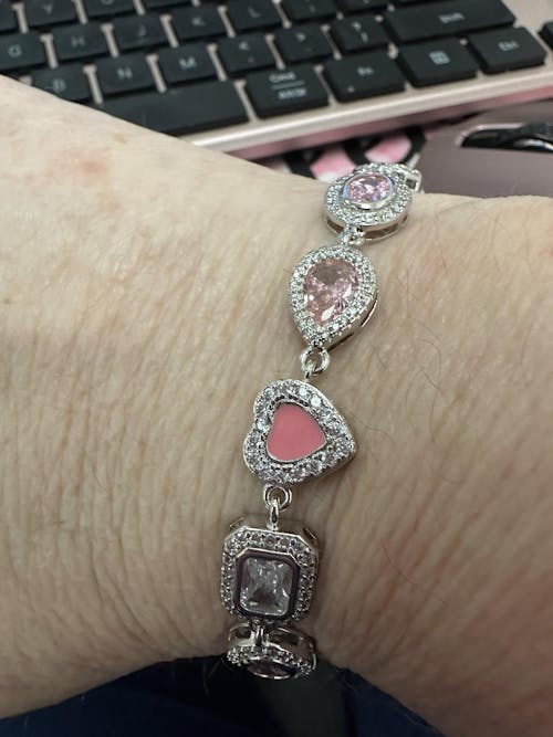 Sakura Dream Pink Gemstone Bracelet