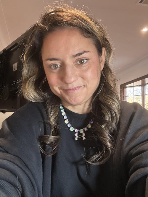 Cotton Candy Charm Gemstone Necklace